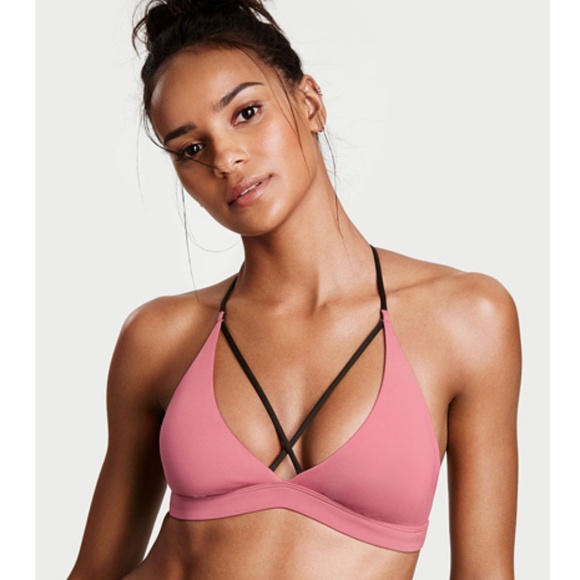 Victoria's Secret Other - Victoria's Secret Plum Strappy Sport Bra NWT